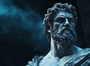 35326754-ai-gerado-generativo-ai-estoicismo-conceito-escultura-do-uma-estoico-representando-filosofia-antigo-grego-deus-estatua-foto A Influência do Estoicismo